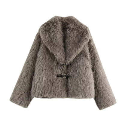 Virale Pelz Imitat Jacke
