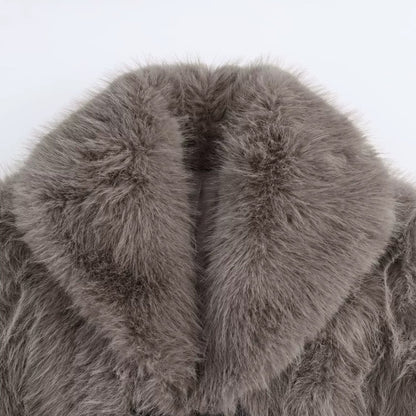 Virale Pelz Imitat Jacke